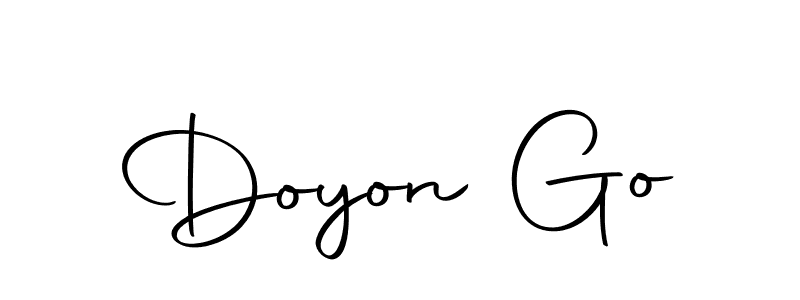 Similarly Autography-DOLnW is the best handwritten signature design. Signature creator online .You can use it as an online autograph creator for name Doyon Go. Doyon Go signature style 10 images and pictures png