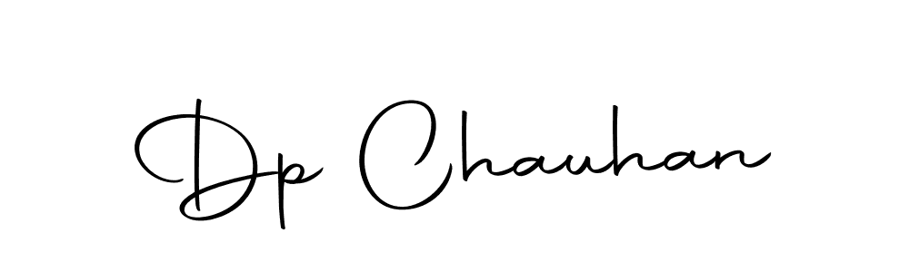 Design your own signature with our free online signature maker. With this signature software, you can create a handwritten (Autography-DOLnW) signature for name Dp Chauhan. Dp Chauhan signature style 10 images and pictures png