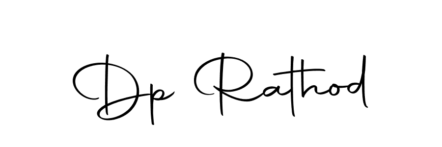 How to make Dp Rathod name signature. Use Autography-DOLnW style for creating short signs online. This is the latest handwritten sign. Dp Rathod signature style 10 images and pictures png