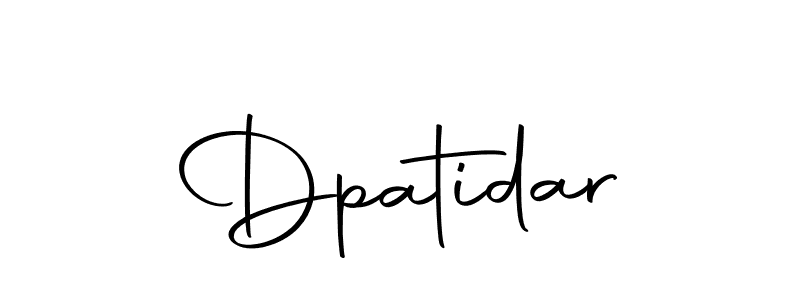 The best way (Autography-DOLnW) to make a short signature is to pick only two or three words in your name. The name Dpatidar include a total of six letters. For converting this name. Dpatidar signature style 10 images and pictures png