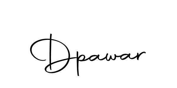 Make a beautiful signature design for name Dpawar. With this signature (Autography-DOLnW) style, you can create a handwritten signature for free. Dpawar signature style 10 images and pictures png