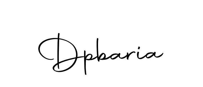 How to make Dpbaria signature? Autography-DOLnW is a professional autograph style. Create handwritten signature for Dpbaria name. Dpbaria signature style 10 images and pictures png