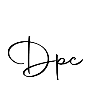 How to make Dpc signature? Autography-DOLnW is a professional autograph style. Create handwritten signature for Dpc name. Dpc signature style 10 images and pictures png