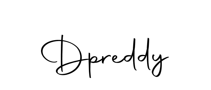 The best way (Autography-DOLnW) to make a short signature is to pick only two or three words in your name. The name Dpreddy include a total of six letters. For converting this name. Dpreddy signature style 10 images and pictures png