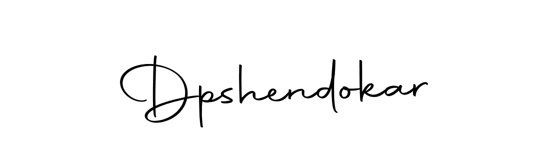 You should practise on your own different ways (Autography-DOLnW) to write your name (Dpshendokar) in signature. don't let someone else do it for you. Dpshendokar signature style 10 images and pictures png