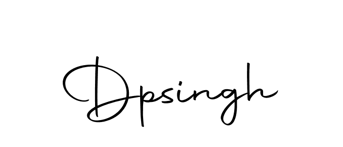 The best way (Autography-DOLnW) to make a short signature is to pick only two or three words in your name. The name Dpsingh include a total of six letters. For converting this name. Dpsingh signature style 10 images and pictures png