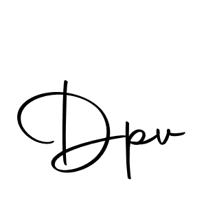 Create a beautiful signature design for name Dpv. With this signature (Autography-DOLnW) fonts, you can make a handwritten signature for free. Dpv signature style 10 images and pictures png