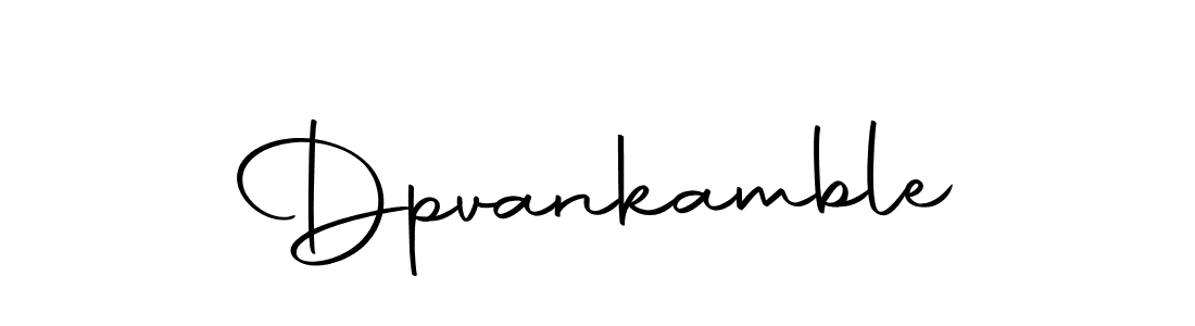 The best way (Autography-DOLnW) to make a short signature is to pick only two or three words in your name. The name Dpvankamble include a total of six letters. For converting this name. Dpvankamble signature style 10 images and pictures png