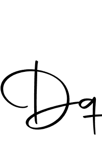 How to make Dq signature? Autography-DOLnW is a professional autograph style. Create handwritten signature for Dq name. Dq signature style 10 images and pictures png