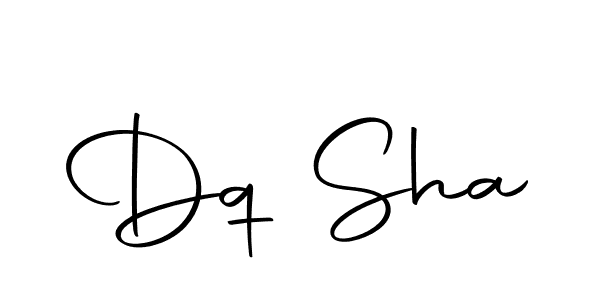 Create a beautiful signature design for name Dq Sha. With this signature (Autography-DOLnW) fonts, you can make a handwritten signature for free. Dq Sha signature style 10 images and pictures png