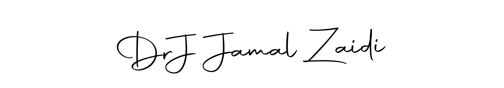 This is the best signature style for the Dr  J Jamal Zaidi name. Also you like these signature font (Autography-DOLnW). Mix name signature. Dr  J Jamal Zaidi signature style 10 images and pictures png