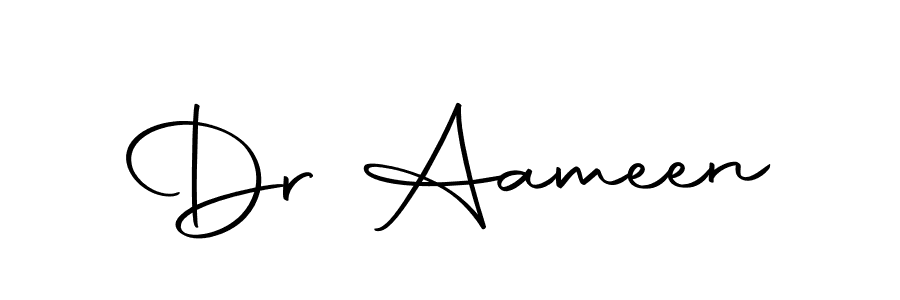 The best way (Autography-DOLnW) to make a short signature is to pick only two or three words in your name. The name Dr Aameen include a total of six letters. For converting this name. Dr Aameen signature style 10 images and pictures png