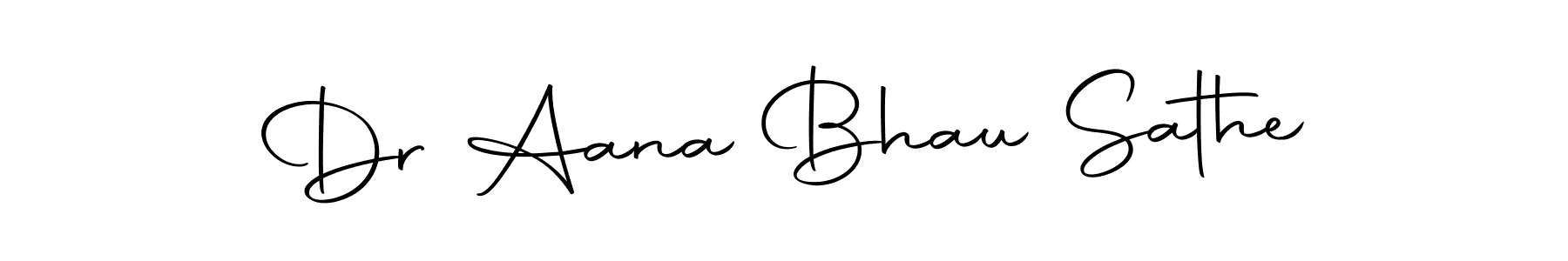 if you are searching for the best signature style for your name Dr Aana Bhau Sathe. so please give up your signature search. here we have designed multiple signature styles  using Autography-DOLnW. Dr Aana Bhau Sathe signature style 10 images and pictures png