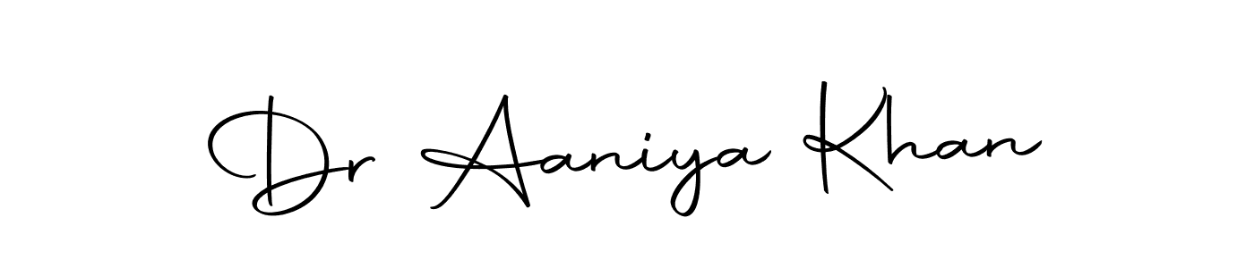 The best way (Autography-DOLnW) to make a short signature is to pick only two or three words in your name. The name Dr Aaniya Khan include a total of six letters. For converting this name. Dr Aaniya Khan signature style 10 images and pictures png