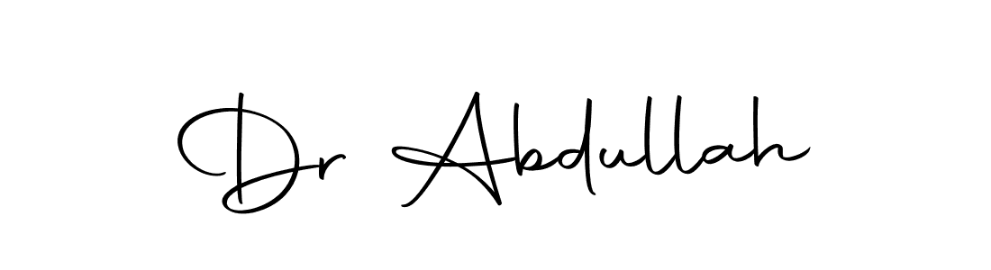 The best way (Autography-DOLnW) to make a short signature is to pick only two or three words in your name. The name Dr Abdullah include a total of six letters. For converting this name. Dr Abdullah signature style 10 images and pictures png