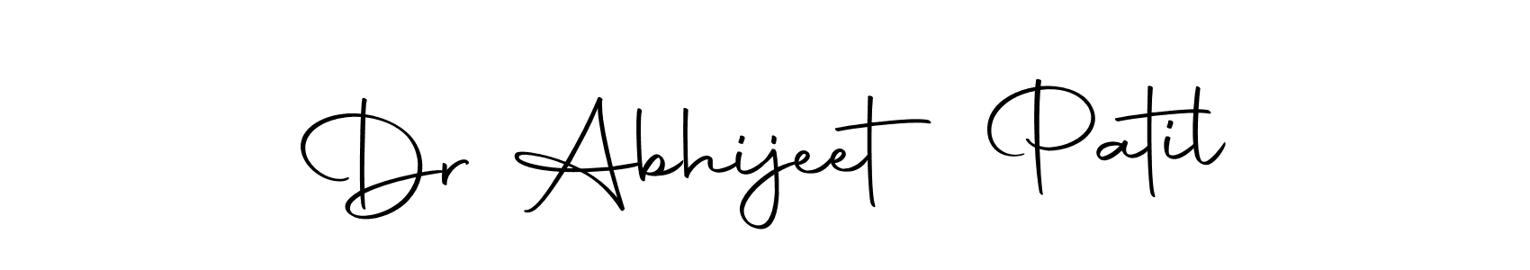 Make a beautiful signature design for name Dr Abhijeet Patil. With this signature (Autography-DOLnW) style, you can create a handwritten signature for free. Dr Abhijeet Patil signature style 10 images and pictures png