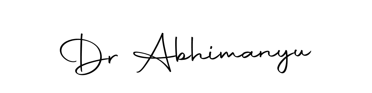 Make a short Dr Abhimanyu signature style. Manage your documents anywhere anytime using Autography-DOLnW. Create and add eSignatures, submit forms, share and send files easily. Dr Abhimanyu signature style 10 images and pictures png