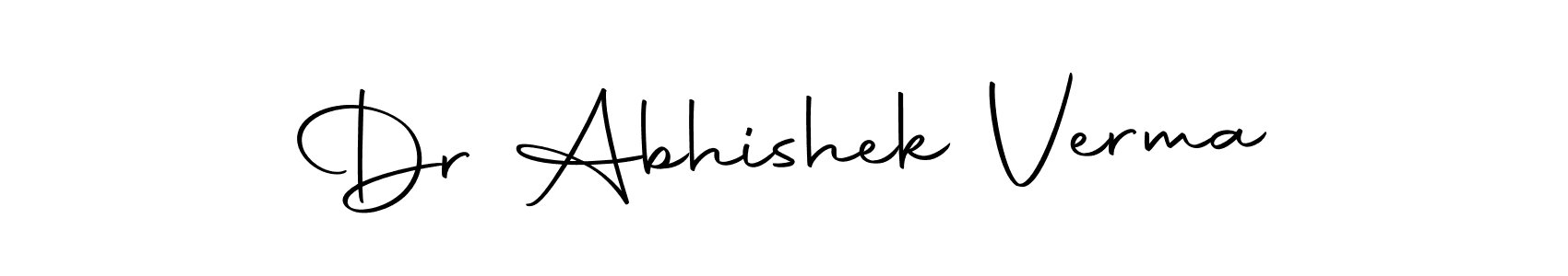 How to make Dr Abhishek Verma signature? Autography-DOLnW is a professional autograph style. Create handwritten signature for Dr Abhishek Verma name. Dr Abhishek Verma signature style 10 images and pictures png