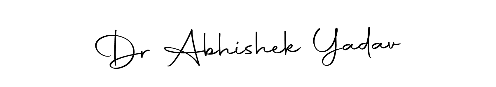 Here are the top 10 professional signature styles for the name Dr Abhishek Yadav. These are the best autograph styles you can use for your name. Dr Abhishek Yadav signature style 10 images and pictures png