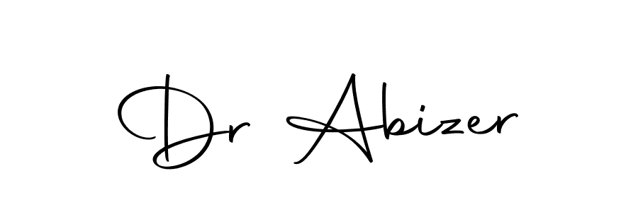 The best way (Autography-DOLnW) to make a short signature is to pick only two or three words in your name. The name Dr Abizer include a total of six letters. For converting this name. Dr Abizer signature style 10 images and pictures png