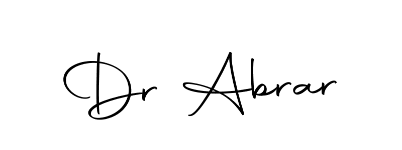 Dr Abrar stylish signature style. Best Handwritten Sign (Autography-DOLnW) for my name. Handwritten Signature Collection Ideas for my name Dr Abrar. Dr Abrar signature style 10 images and pictures png