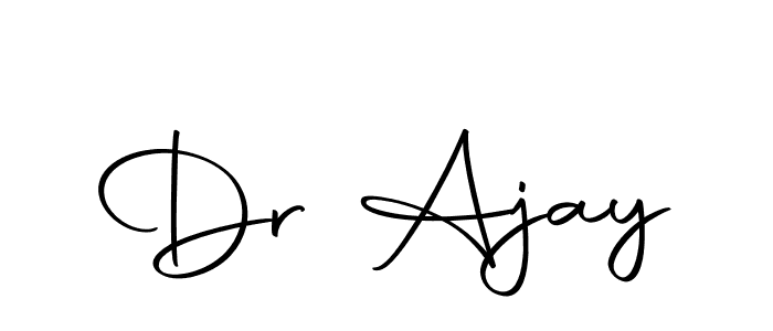 You can use this online signature creator to create a handwritten signature for the name Dr Ajay. This is the best online autograph maker. Dr Ajay signature style 10 images and pictures png