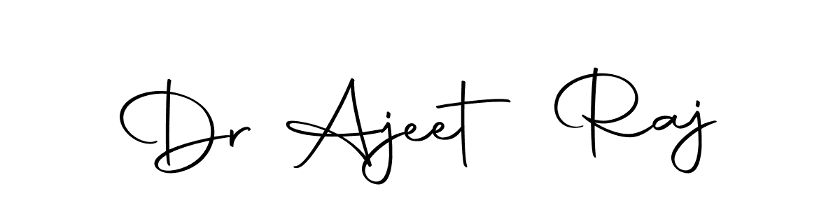 It looks lik you need a new signature style for name Dr Ajeet Raj. Design unique handwritten (Autography-DOLnW) signature with our free signature maker in just a few clicks. Dr Ajeet Raj signature style 10 images and pictures png