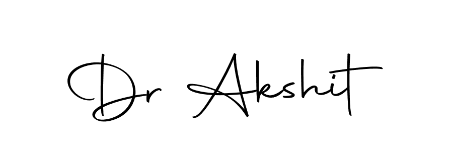 Dr Akshit stylish signature style. Best Handwritten Sign (Autography-DOLnW) for my name. Handwritten Signature Collection Ideas for my name Dr Akshit. Dr Akshit signature style 10 images and pictures png