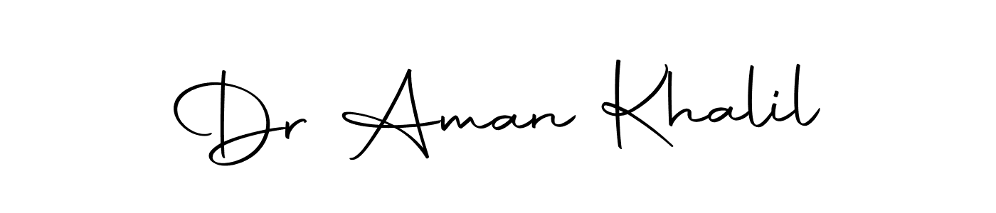 You should practise on your own different ways (Autography-DOLnW) to write your name (Dr Aman Khalil) in signature. don't let someone else do it for you. Dr Aman Khalil signature style 10 images and pictures png