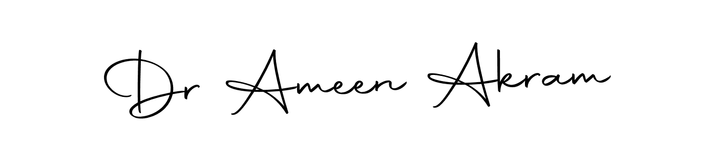 Dr Ameen Akram stylish signature style. Best Handwritten Sign (Autography-DOLnW) for my name. Handwritten Signature Collection Ideas for my name Dr Ameen Akram. Dr Ameen Akram signature style 10 images and pictures png