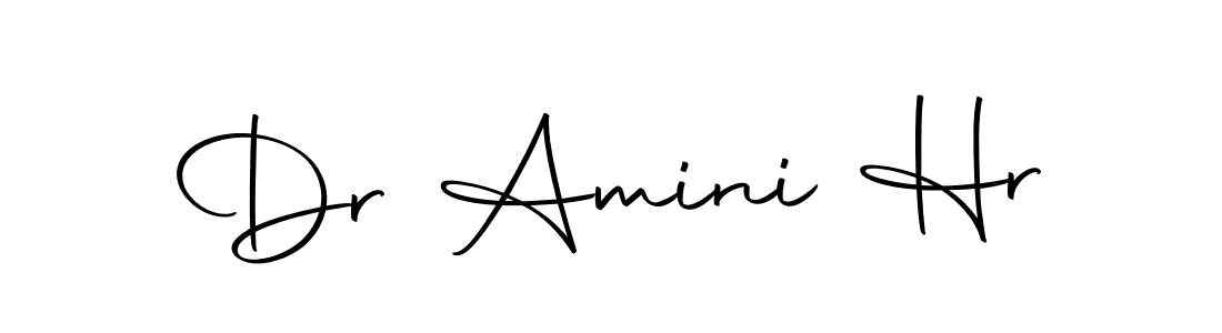 Make a beautiful signature design for name Dr Amini Hr. With this signature (Autography-DOLnW) style, you can create a handwritten signature for free. Dr Amini Hr signature style 10 images and pictures png