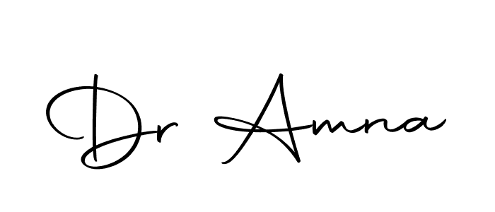 Create a beautiful signature design for name Dr Amna. With this signature (Autography-DOLnW) fonts, you can make a handwritten signature for free. Dr Amna signature style 10 images and pictures png