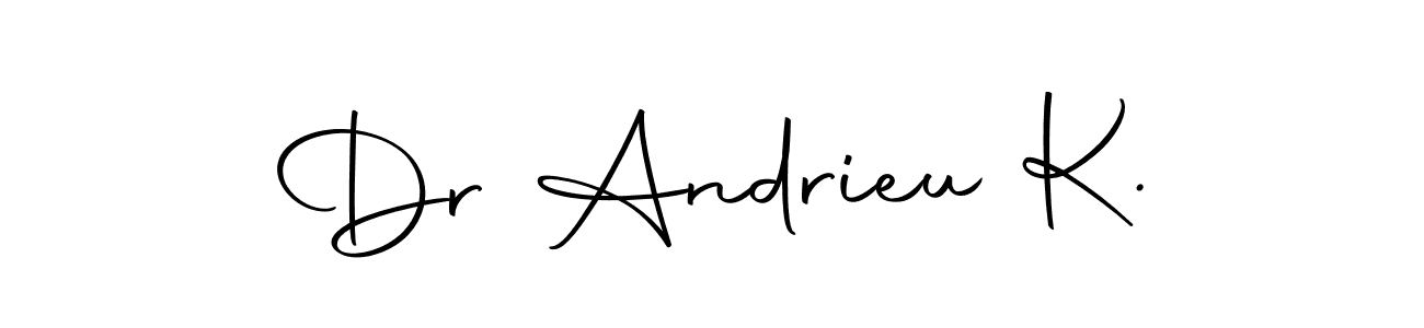 Also You can easily find your signature by using the search form. We will create Dr Andrieu K. name handwritten signature images for you free of cost using Autography-DOLnW sign style. Dr Andrieu K. signature style 10 images and pictures png