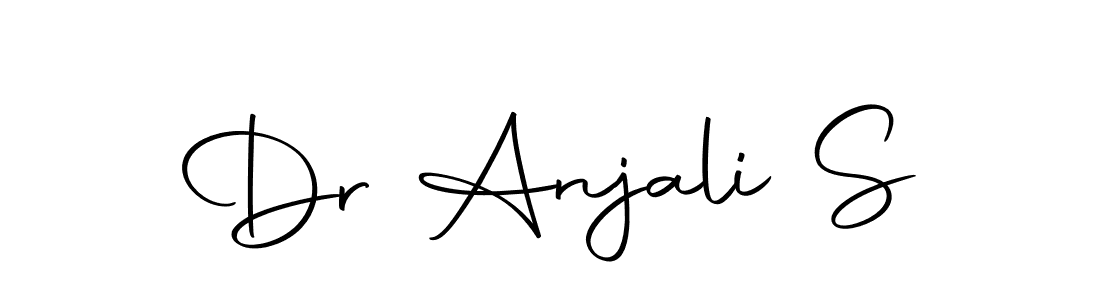 Use a signature maker to create a handwritten signature online. With this signature software, you can design (Autography-DOLnW) your own signature for name Dr Anjali S. Dr Anjali S signature style 10 images and pictures png