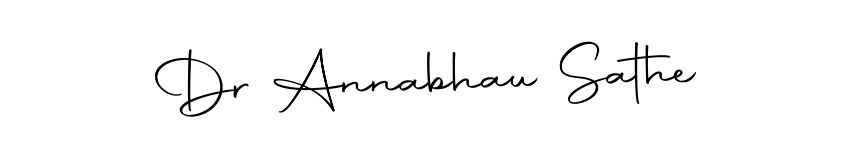 How to make Dr Annabhau Sathe name signature. Use Autography-DOLnW style for creating short signs online. This is the latest handwritten sign. Dr Annabhau Sathe signature style 10 images and pictures png
