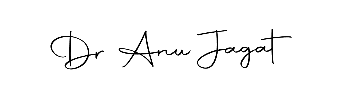 How to make Dr Anu Jagat name signature. Use Autography-DOLnW style for creating short signs online. This is the latest handwritten sign. Dr Anu Jagat signature style 10 images and pictures png