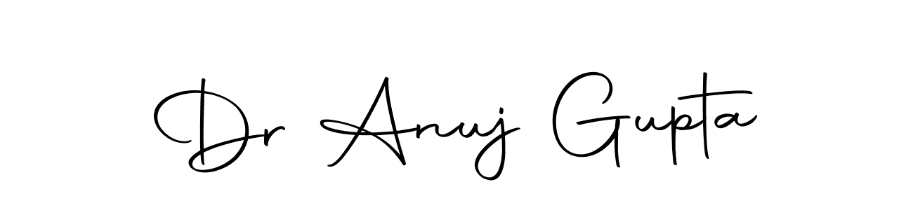 You should practise on your own different ways (Autography-DOLnW) to write your name (Dr Anuj Gupta) in signature. don't let someone else do it for you. Dr Anuj Gupta signature style 10 images and pictures png