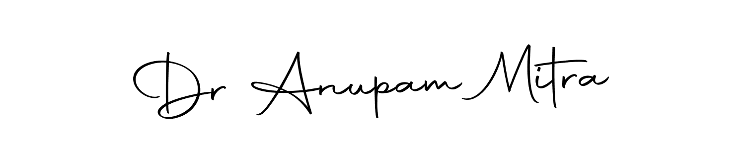 You should practise on your own different ways (Autography-DOLnW) to write your name (Dr Anupam Mitra) in signature. don't let someone else do it for you. Dr Anupam Mitra signature style 10 images and pictures png