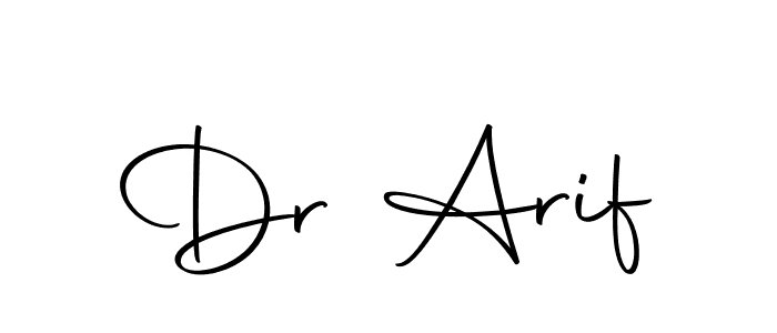 How to make Dr Arif signature? Autography-DOLnW is a professional autograph style. Create handwritten signature for Dr Arif name. Dr Arif signature style 10 images and pictures png