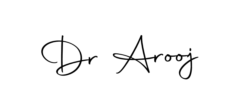 Dr Arooj stylish signature style. Best Handwritten Sign (Autography-DOLnW) for my name. Handwritten Signature Collection Ideas for my name Dr Arooj. Dr Arooj signature style 10 images and pictures png