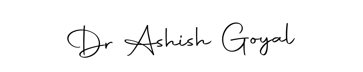 The best way (Autography-DOLnW) to make a short signature is to pick only two or three words in your name. The name Dr Ashish Goyal include a total of six letters. For converting this name. Dr Ashish Goyal signature style 10 images and pictures png