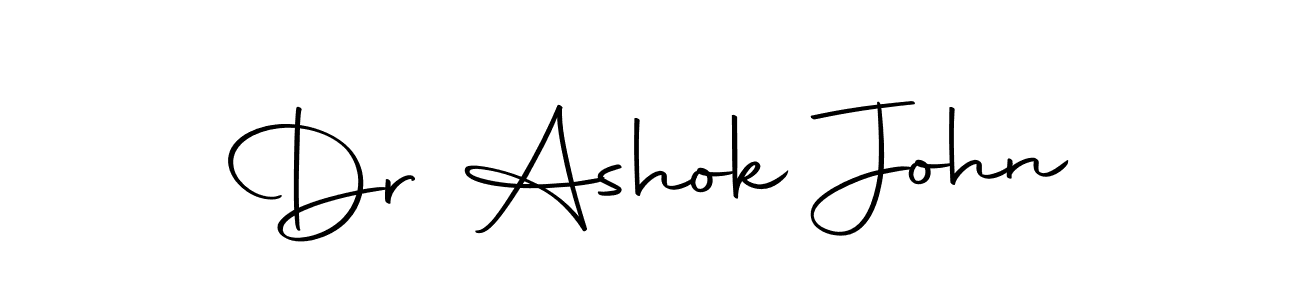 The best way (Autography-DOLnW) to make a short signature is to pick only two or three words in your name. The name Dr Ashok John include a total of six letters. For converting this name. Dr Ashok John signature style 10 images and pictures png