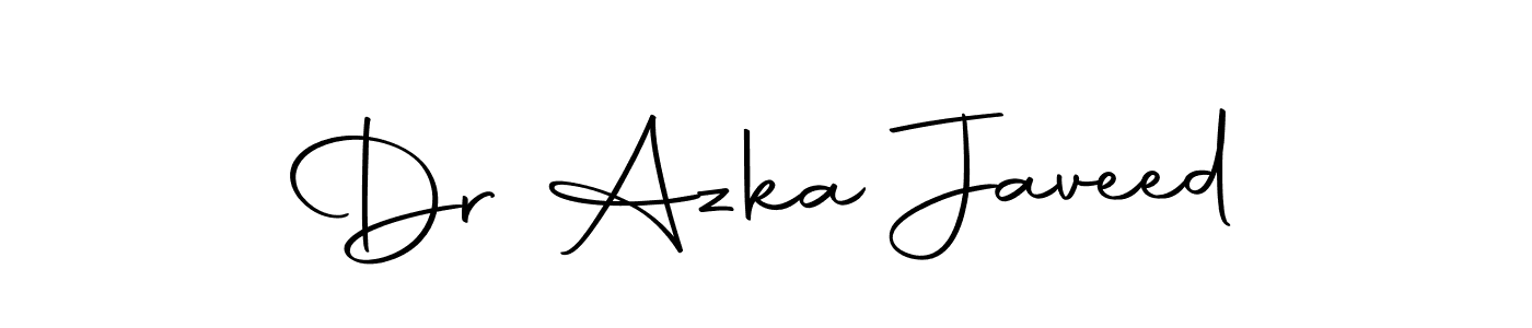 if you are searching for the best signature style for your name Dr Azka Javeed. so please give up your signature search. here we have designed multiple signature styles  using Autography-DOLnW. Dr Azka Javeed signature style 10 images and pictures png