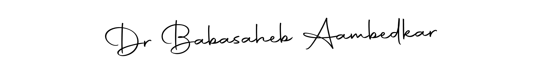 Make a beautiful signature design for name Dr Babasaheb Aambedkar. With this signature (Autography-DOLnW) style, you can create a handwritten signature for free. Dr Babasaheb Aambedkar signature style 10 images and pictures png