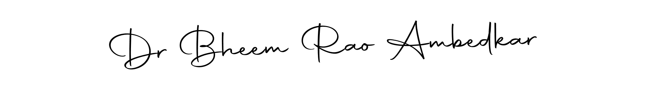 Design your own signature with our free online signature maker. With this signature software, you can create a handwritten (Autography-DOLnW) signature for name Dr Bheem Rao Ambedkar. Dr Bheem Rao Ambedkar signature style 10 images and pictures png