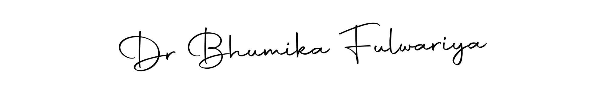 Also we have Dr Bhumika Fulwariya name is the best signature style. Create professional handwritten signature collection using Autography-DOLnW autograph style. Dr Bhumika Fulwariya signature style 10 images and pictures png