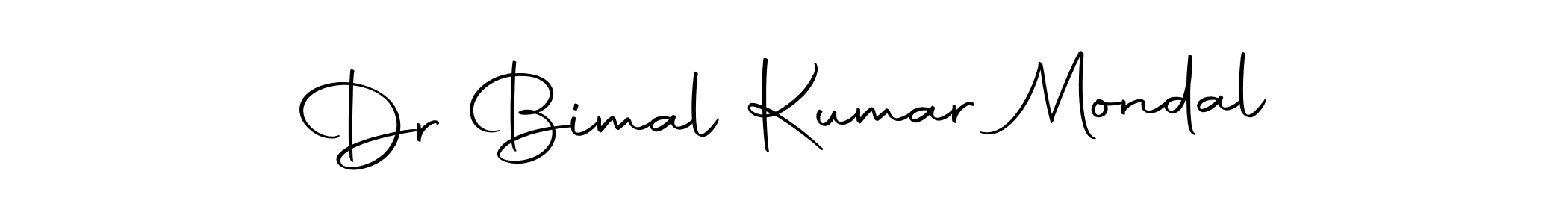 How to make Dr Bimal Kumar Mondal name signature. Use Autography-DOLnW style for creating short signs online. This is the latest handwritten sign. Dr Bimal Kumar Mondal signature style 10 images and pictures png