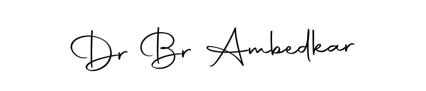 Use a signature maker to create a handwritten signature online. With this signature software, you can design (Autography-DOLnW) your own signature for name Dr Br Ambedkar. Dr Br Ambedkar signature style 10 images and pictures png