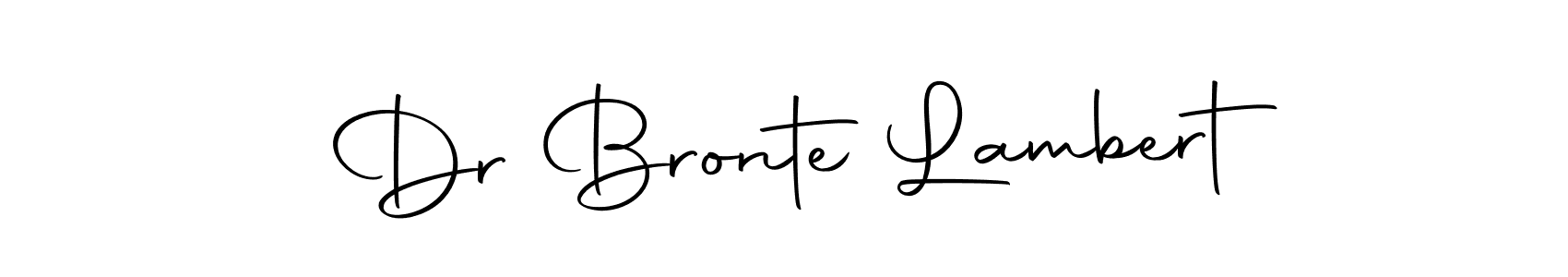 Use a signature maker to create a handwritten signature online. With this signature software, you can design (Autography-DOLnW) your own signature for name Dr Bronte Lambert. Dr Bronte Lambert signature style 10 images and pictures png
