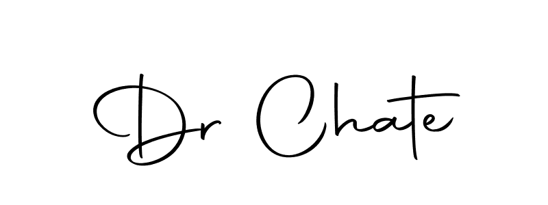 Use a signature maker to create a handwritten signature online. With this signature software, you can design (Autography-DOLnW) your own signature for name Dr Chate. Dr Chate signature style 10 images and pictures png